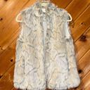 Jack by BB Dakota  in a furry faux fur gray vest Photo 2