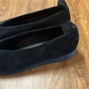 Eileen Fisher  Black Suede Wedge Shoes Women's 9 Photo 4