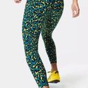 Sweaty Betty Power 7/8 Workout Leggings Blue Pixel Leopard Print NWT Size 8 $100 Photo 4