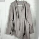 Cyrus Stitch Fix Evolution By  Neutral Ribbed Knit Hooded Cardigan Size 3X Photo 1