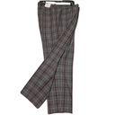 Tommy Hilfiger 𝅺 plaid skinny pants flex PLUS SIZE 24 Flattering career Gray Red Photo 2