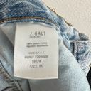 Brandy Melville John Galt Light Wash High Waisted Relaxed Fit Raw Hem Jeans 25 Photo 7