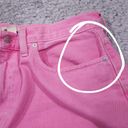Madewell READ  Baggy Straight Jeans Garment Dyed Edition Women’s Size 32 Pink Photo 6