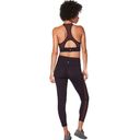 Lululemon  Get Your Peek On Bra Sports Black & Orange Medium Support Size 8 Photo 3