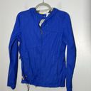 Lole  Blue Windbreaker Lightweight Rain Jacket with Hood Adjustable Zip Pockets Photo 1