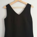 Soloiste Faux Fur Trim Black Dress Size Small Photo 3