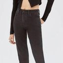 Aritzia  Sunday Best Zola High-Waisted Mom Jeans Black Stone Size 00 Photo 0