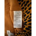 J.Crew Pleated Midi Skirt Size 00P Gold and Black Dot Print Photo 4
