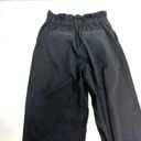 Everlane  Black Paper Bag High Waist Wide Leg Pants M Photo 9