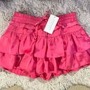 American Threads Pink Mini Ruffle Skort Photo 0