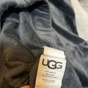 UGG  Medium Ink Black Shanara Fleece Sweatshirt Velour Crewneck Photo 5