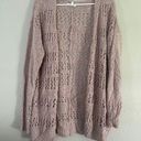 Maurice's  Pink Cardigan Casual Comfy Large Pastel Photo 0