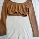 Forever 21 Long Sleeve Crop Top Photo 1