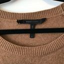 BCBGMAXAZRIA BCBGMaxAzaria Tunic Sweater Tan/ Light Brown Short Sleeve Knit Sz M w/ Pockets Photo 2