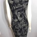 Tiana B Black & Cream Wrap Dress  w/ Studs NWOT Photo 2