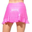 The Moon EleVen Star Seeds Desert Pink Ruffle Mid Rise Tennis Skirt Size Medium Photo 2