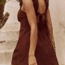 Free People  Bom Bom Island Mini Dress in Chocolate Love Photo 3