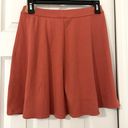 Orange Coral Skirt Size Medium Ribbed Material Photo 1