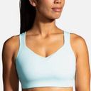 Brooks NWT  Run Bra Drive convertible 36C Ice blue vivid teal Sports Bra Photo 0