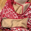 L.L.Bean  floral / poka dots one piece swimsuit size 12. Photo 5