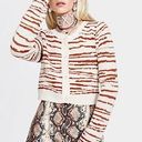 4S13NNA 4SI3NNA Dannie Sweater…..Color: Ivory/Brown….Sz: Large  Photo 0