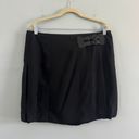 Polo NWT  Ralph Lauren Bromley Black Buckle Pleated Mini Skirt Photo 2