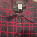 Sag Harbor Vintage  Suit Jacket Sz 20W Red & Shimmer Windowpane Check Button. Photo 3