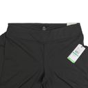 Gaiam  OM-DRI Flare Leg Yoga Pants Pullon Stay-Put Waist Stretchy Black XL, NWT Photo 3