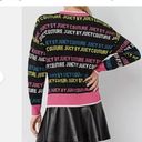 Juicy Couture NWT Juicy By  Womens Crew Neck Long Sleeve Pullover Sweater Photo 1