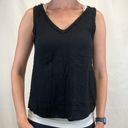 Michael Stars  Los Angeles Women's Tammy V Neck Tank Top Black XS Extra Small NWT Photo 0