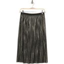 St. John  Foiled Pleated Jersey Skirt Collection large  NWOT b49 Photo 1