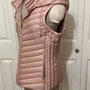 Gallery Light Pink Hooded Puffer Vest Photo 1