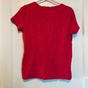 st. john's bay 🚨 $1 BLOWOUT SALE St. John’s Bay Essential Tee in red Women’s Size Large Photo 1