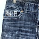 Maurice's  Premium Jean Capris 3 - 4 Stretch Denim Embroidered Pockets Women’s 3/4 Photo 3