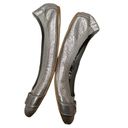 Coach  1941 BALLET FLATS SLIPON SILVER METALLIC SHOES Photo 3