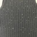 Laundry by Shelli Segal Sequin Black Knit Top Photo 8