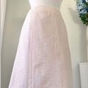 Petite Sophisticate NWT  Pink & White Seersucker Skirt Photo 0