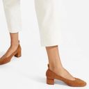 Everlane  The Italian Leather Day Heel Cognac Suede Tan Size 6.5 NEW Photo 0