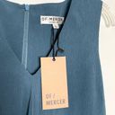 Mulberry Of Mercer  Dress V Neck Sleeveless Aline Blue Cocktail Formal Lawyer Photo 3