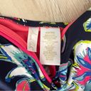 Anne cole  Navy Floral Paisley Tankini Swim Top Underwire Size 40B/38C Photo 3