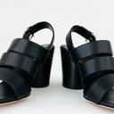 Salvatore Ferragamo  Trezze 85mm Block Heel Slingback Leather Sandals Size 6.5 D Photo 7