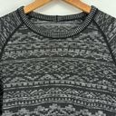 Lululemon  Rest Less Tight Knit Pullover in Heathered Black Women’s Size 6 Photo 4