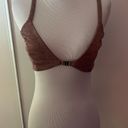 Naked Wardrobe NWT light pink glitter bralette crop top Sz S Photo 4