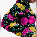 ZARA NWT. $50R  Off Shoulder Sweetheart Neckline Floral Crop Top Blouse Size M Photo 4