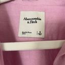 Abercrombie & Fitch Oversized Linen Blend Resort Shirt Photo 3