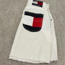 Tommy Hilfiger White Denim Skirt Photo 3