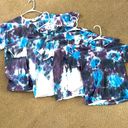 Gildan Starburst Tie Dye Family T-shirts- Set of (4) Family Blue, Purple & White NEW Photo 1