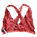 Aerie  Lace Racerback Orange Unpadded Bralette Photo 1