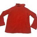 Pilcro  womens small oversized anthropologie red rust knit cowl turtleneck sweate Photo 2