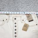 Levi’s Levi's Snap Ribcage Straight Ankle Jeans Exposed Button Fly White Size 31 x 27 Photo 11